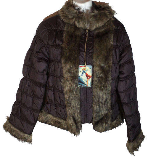 Soviet Puff Jacket Brown Size: Large